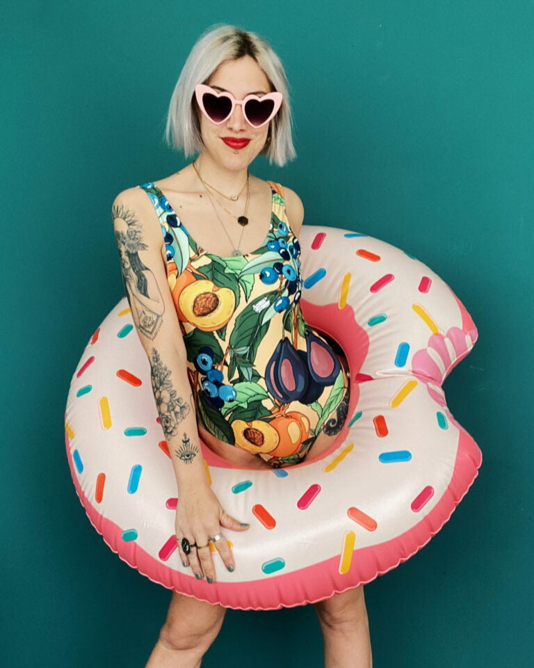 One Piece Swimsuit - Mixed Fruit