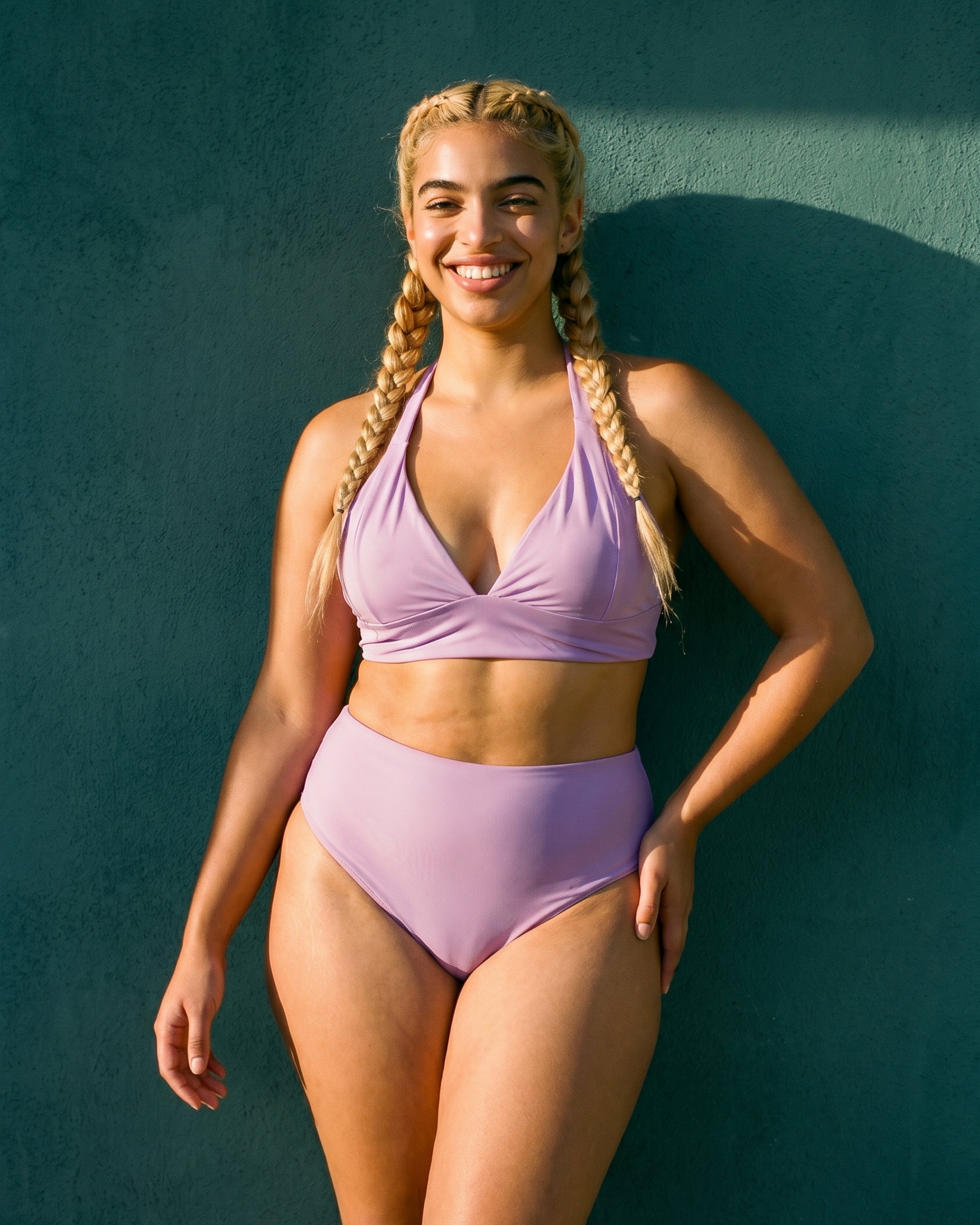Bikini Reversibile - Lilla e Viola Lurex