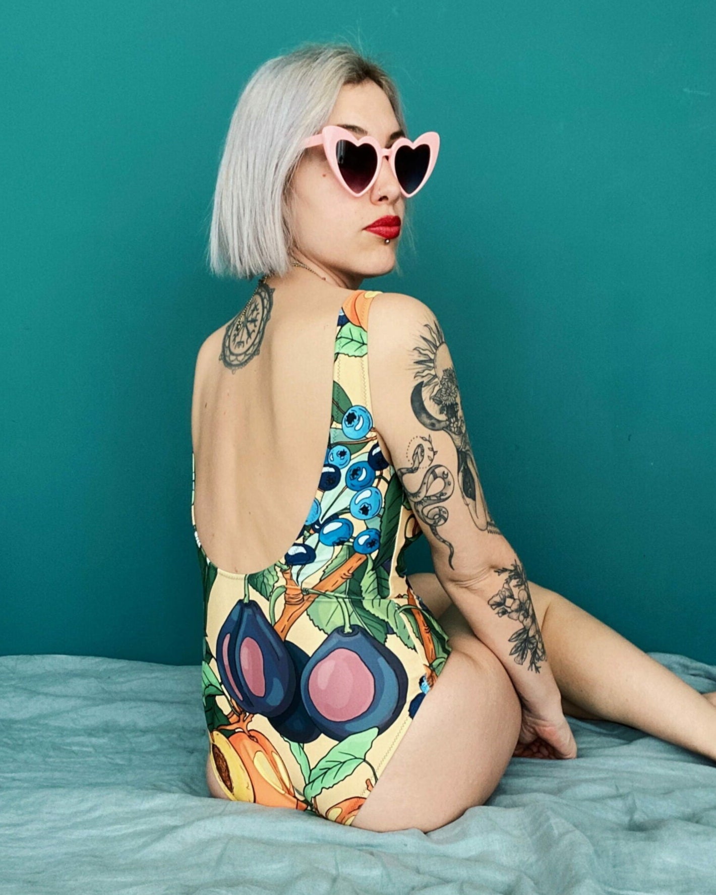 Costume da bagno intero - Frutta mista