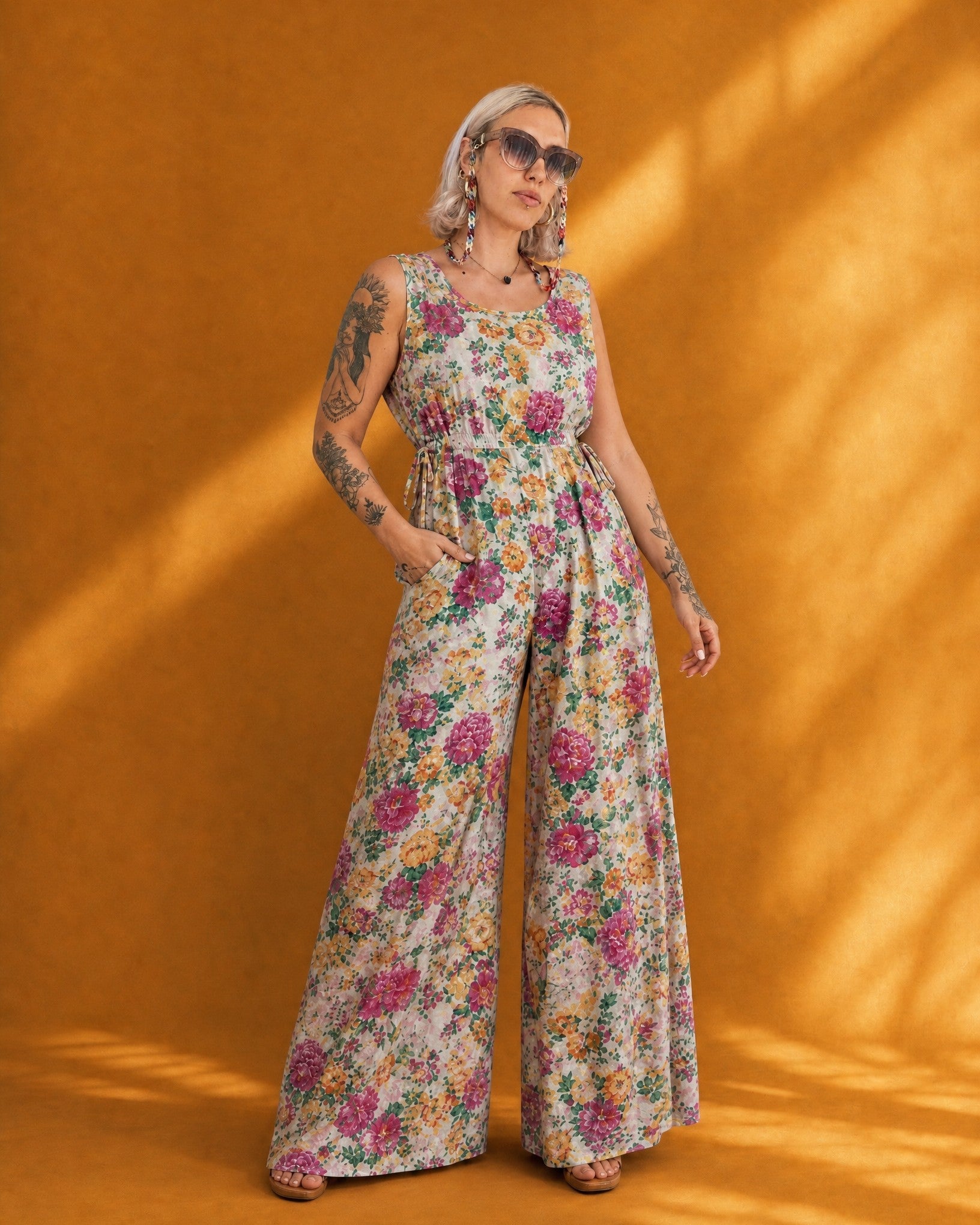 Jumpsuit - Fiori