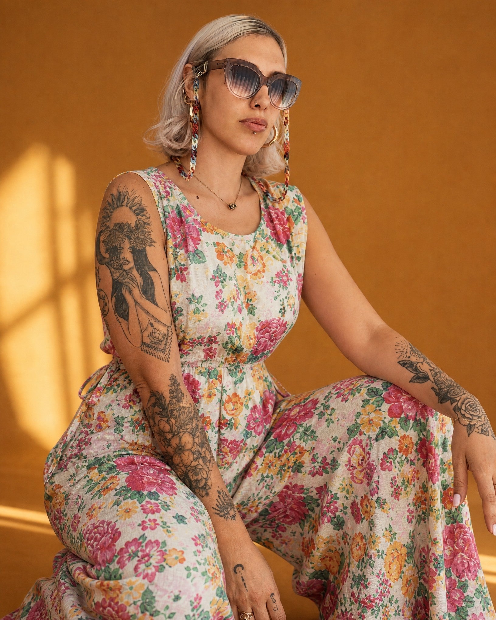 Jumpsuit - Fiori