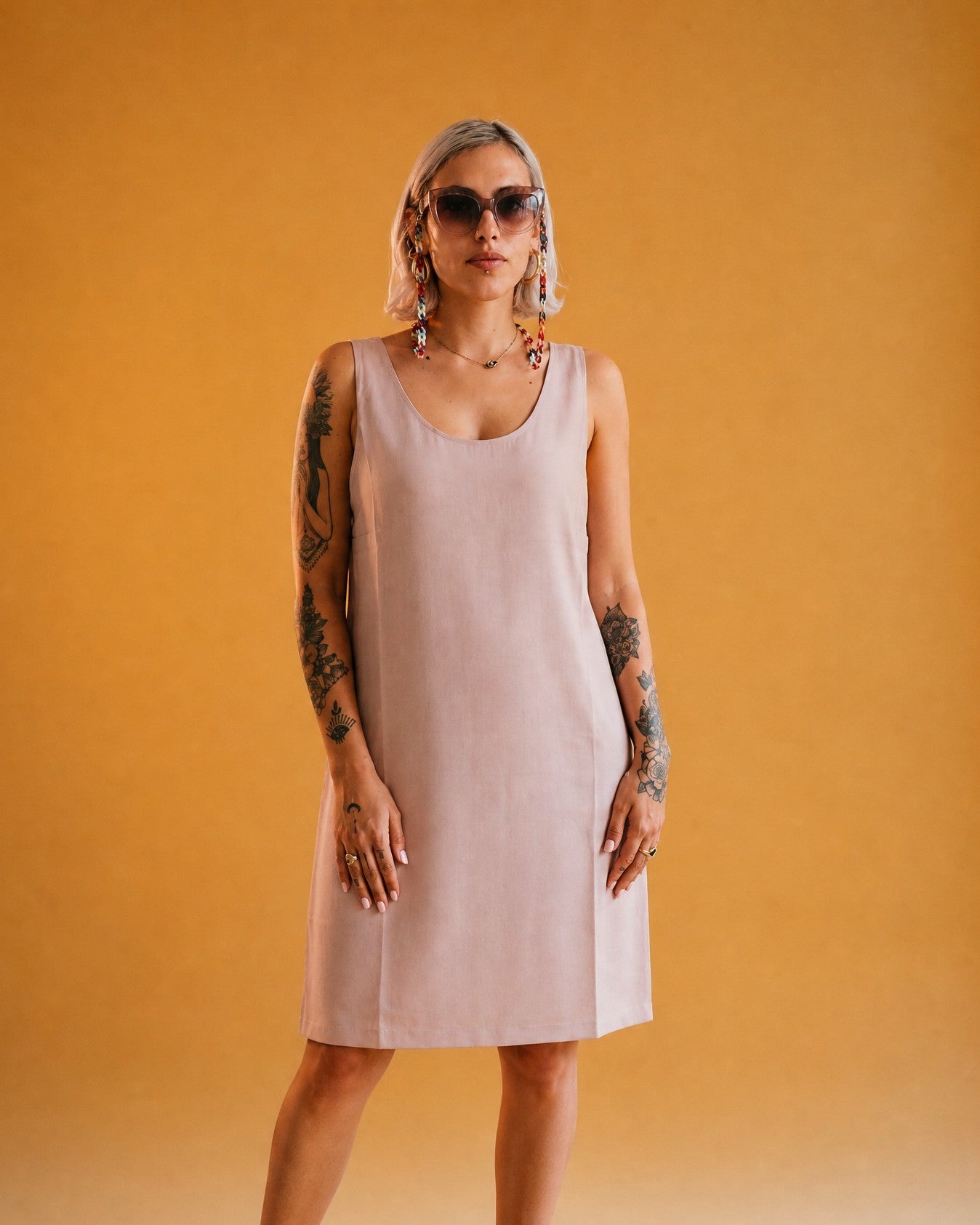 Abito Audrey - Rosa Polvere