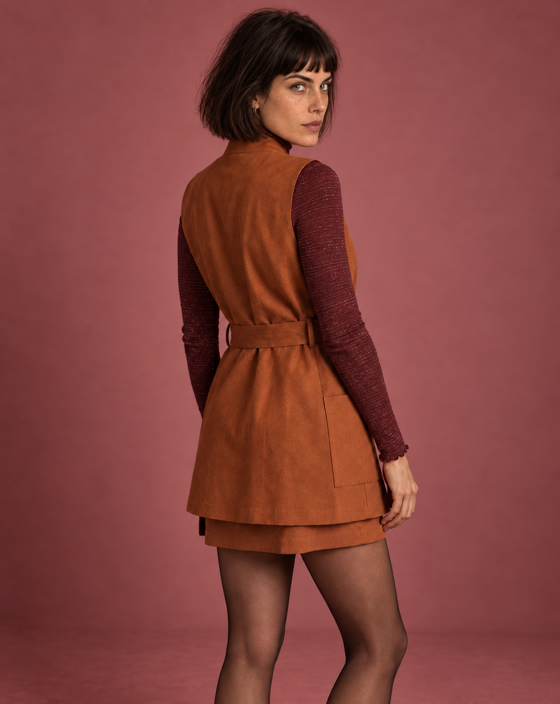 Gilet Nina - Cammello