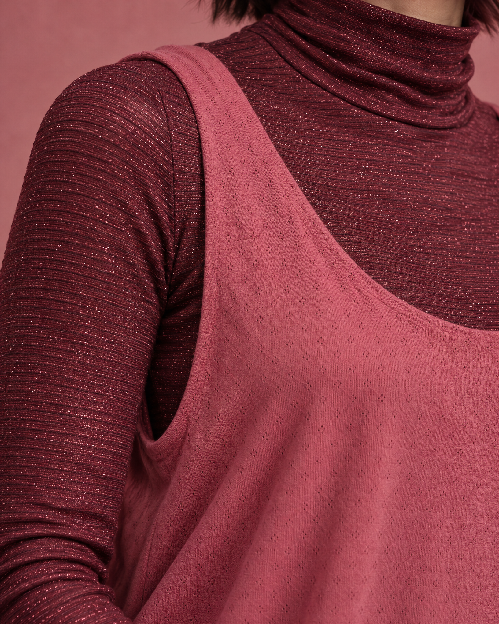 Maglia Sophia - Amaranto