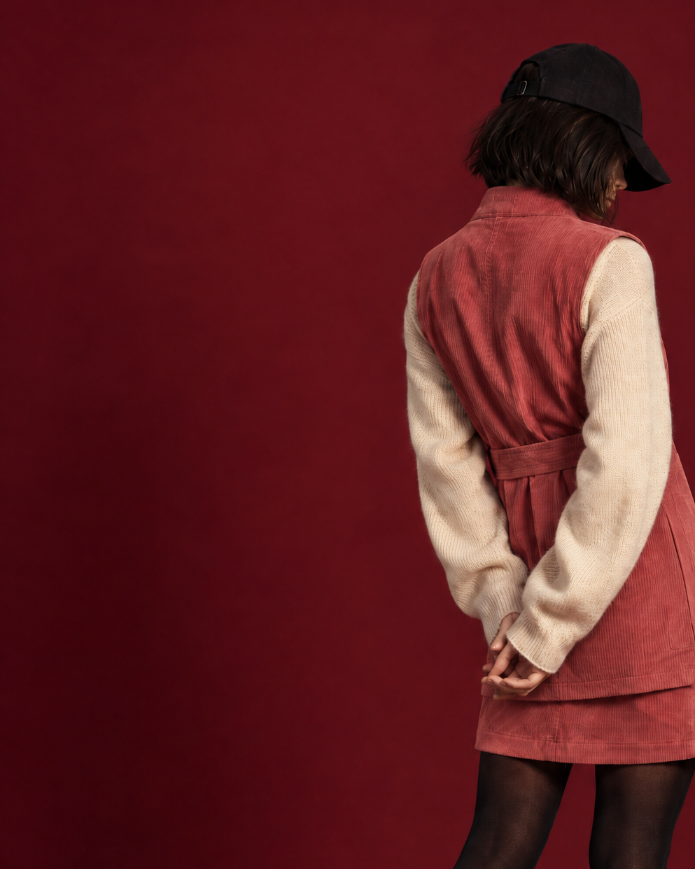 Gilet Nina - Cherry