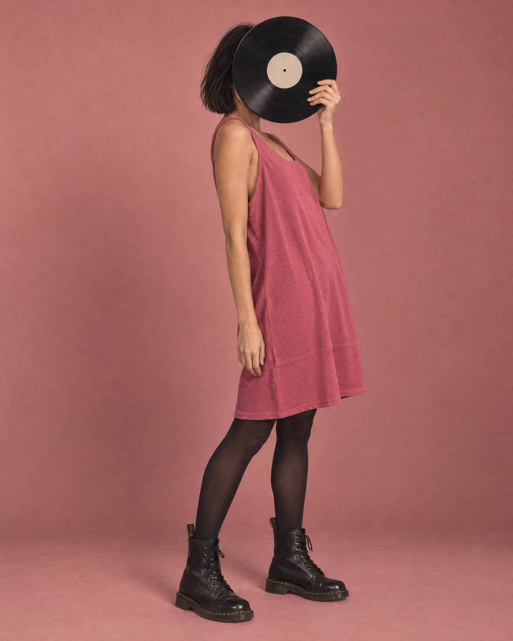 Abito Audrey - Lampone