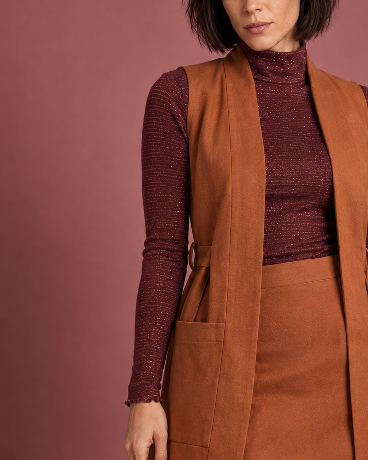 Gilet Nina - Cammello