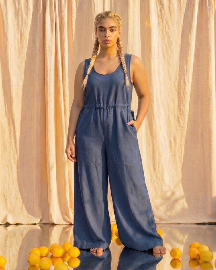 Jumpsuit - Blu Ardesia
