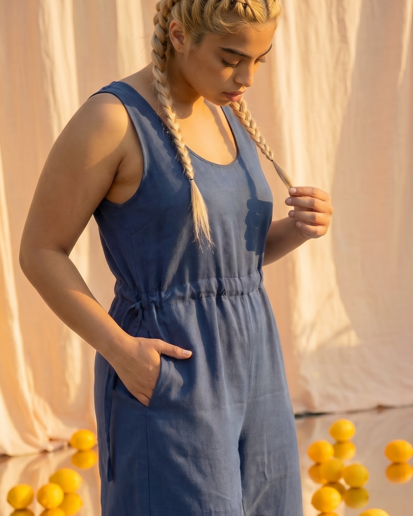 Jumpsuit - Blu Ardesia