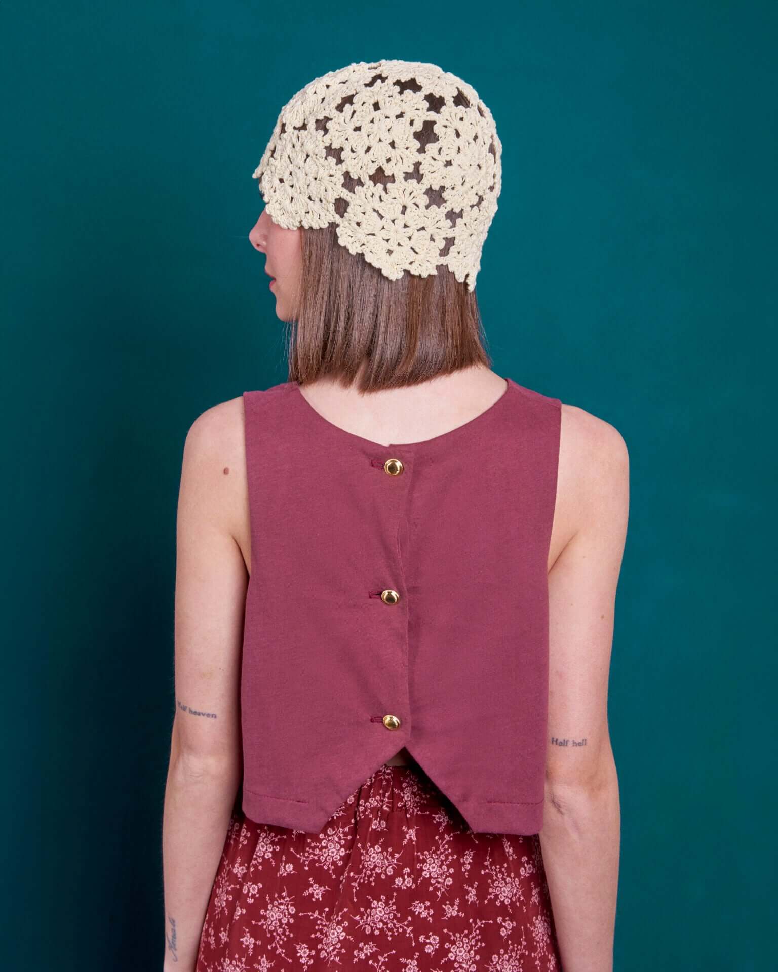 Top Gwen - Borgogna