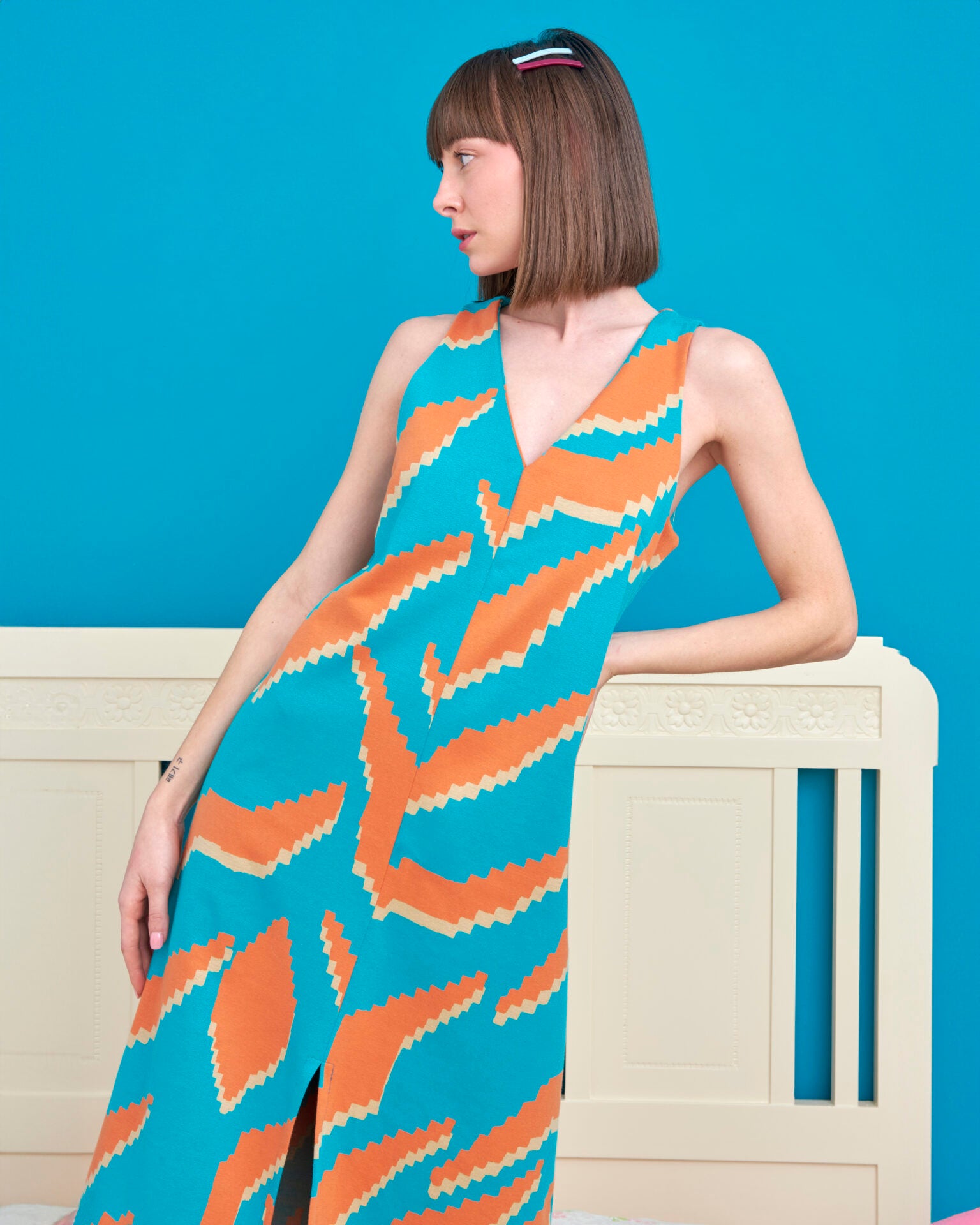 Midi Dress - Pixel