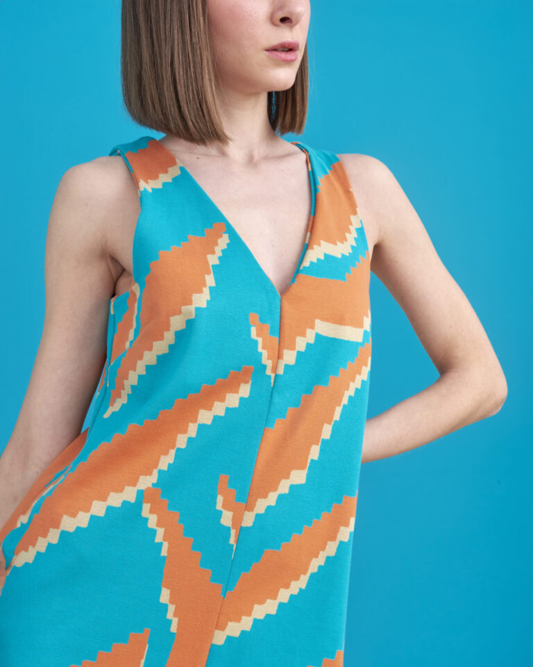 Midi Dress - Pixel