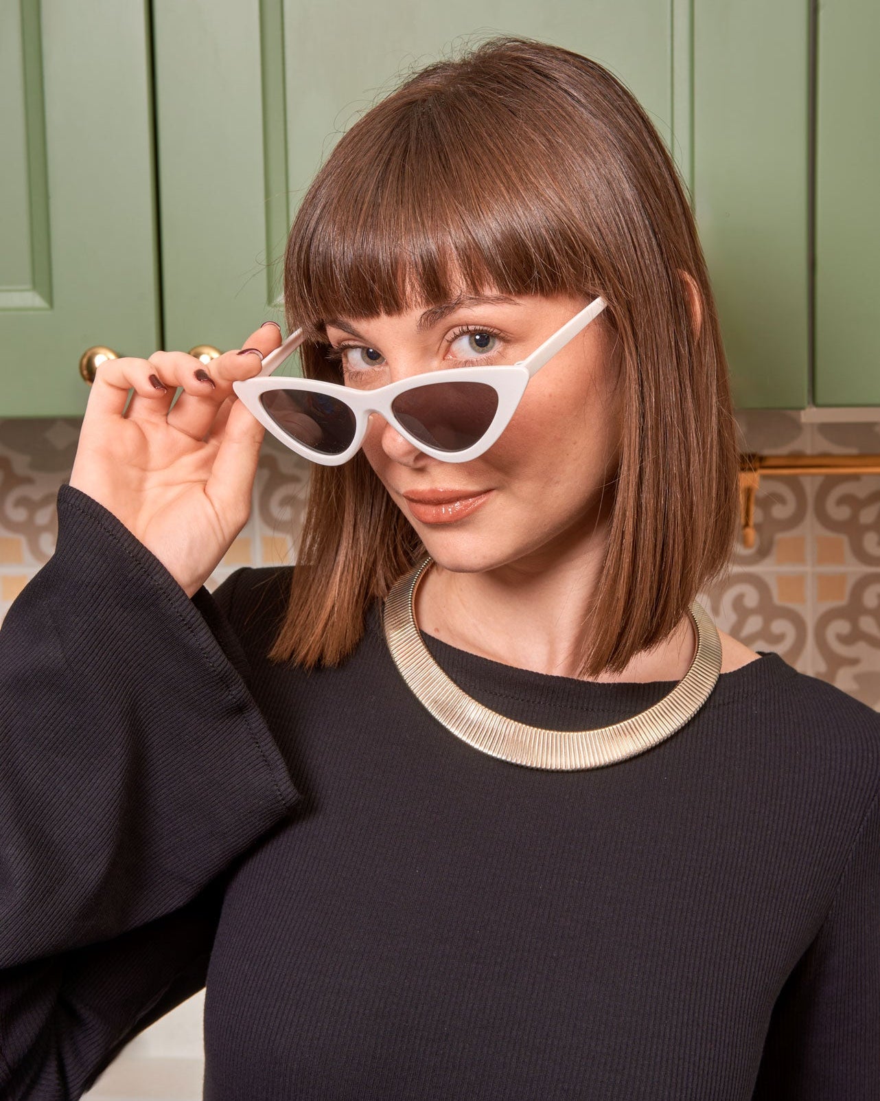 Glitter Dress - Nero