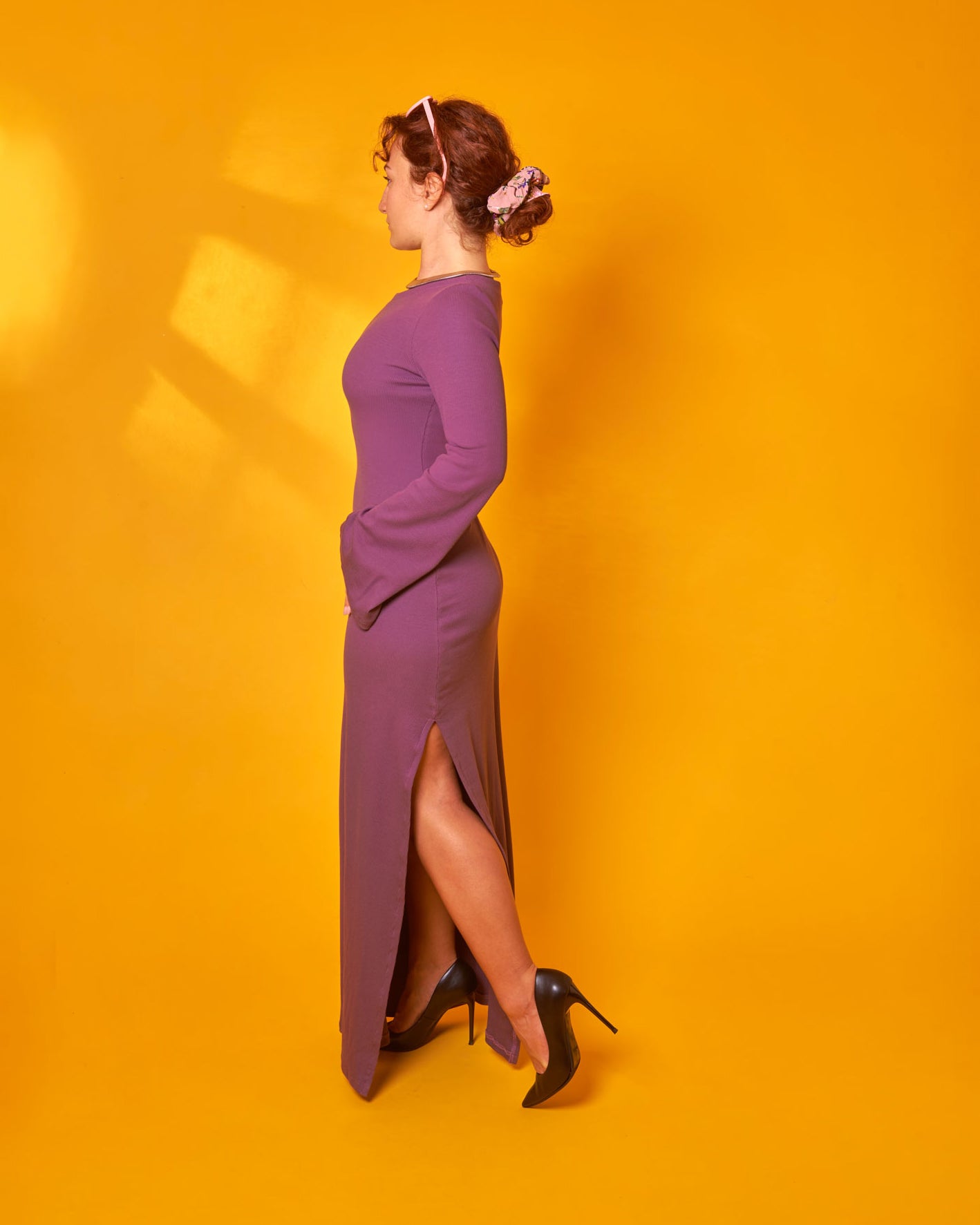 Glitter Dress - Plum