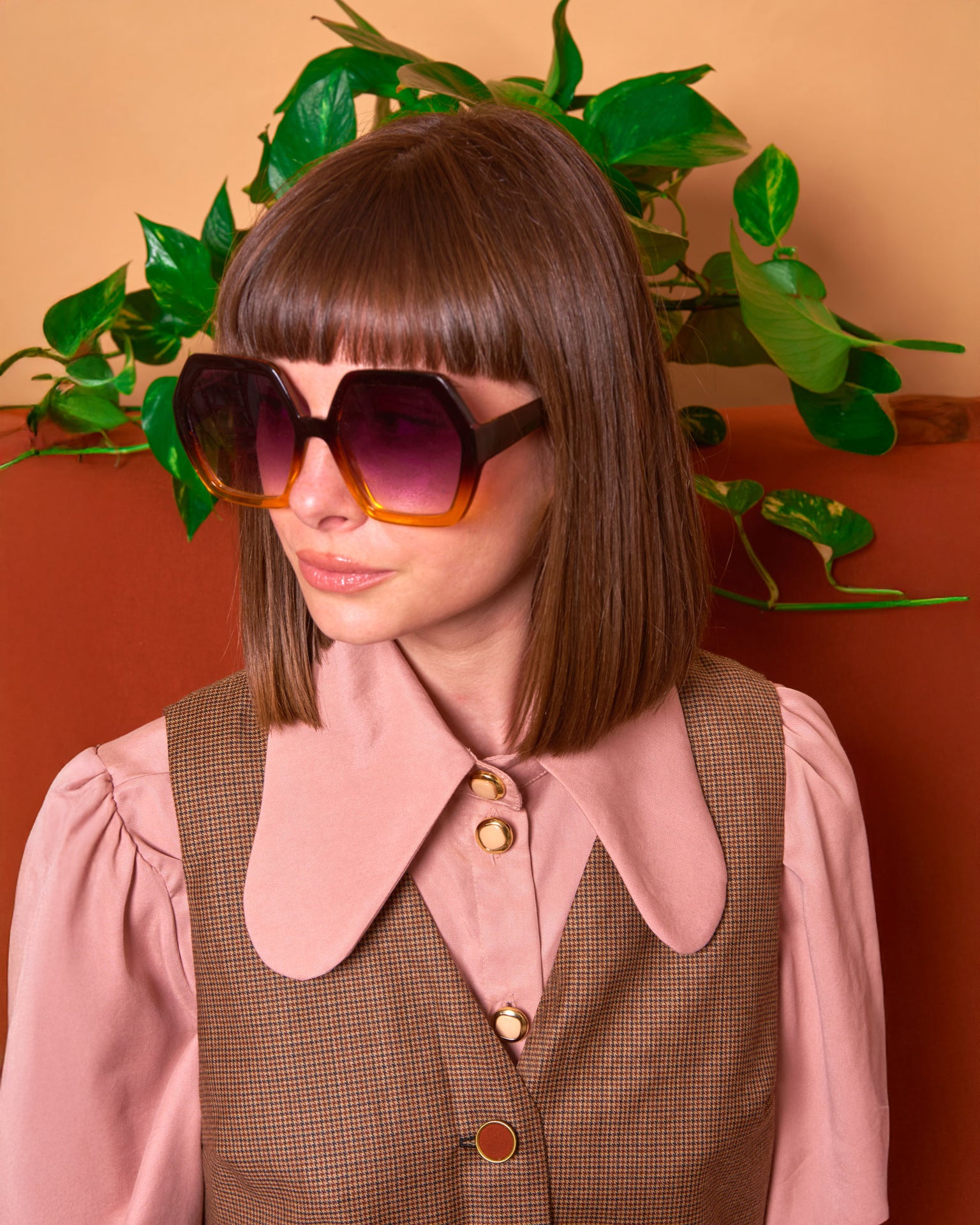 Gilet Madonna - Pied de Poule