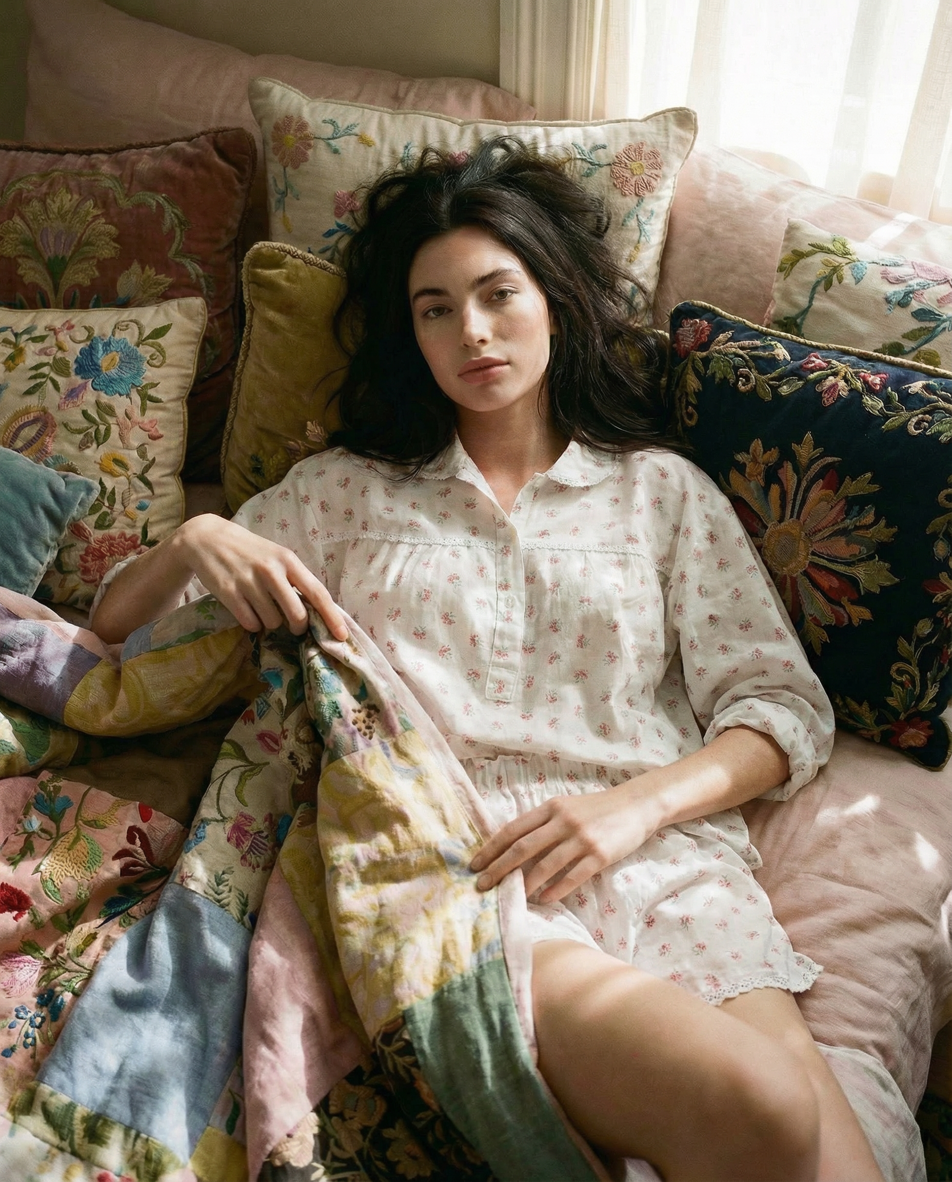 CAMICINO - Pigiamino a fiori