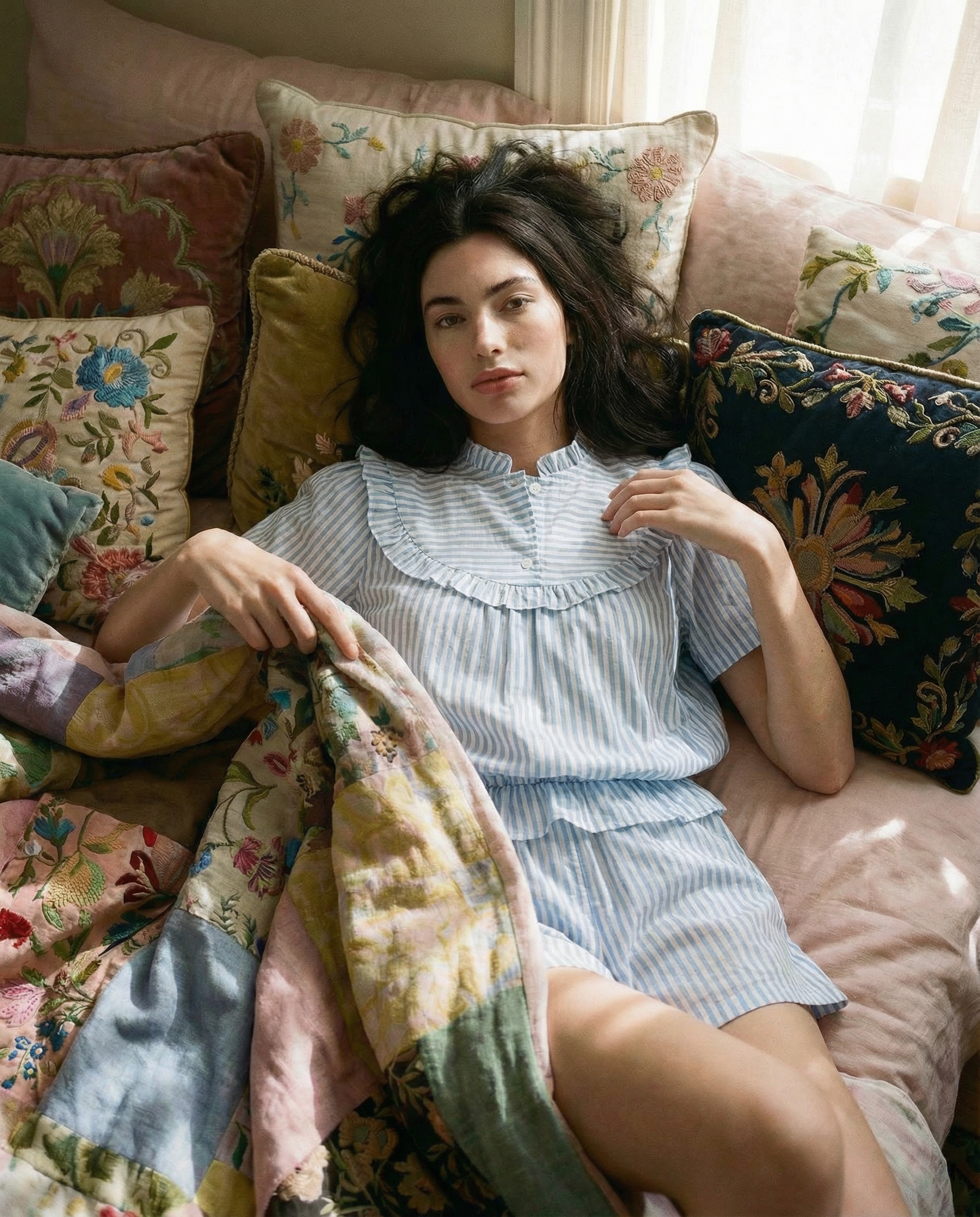 CAMICINO - Pigiamino a righe bon ton