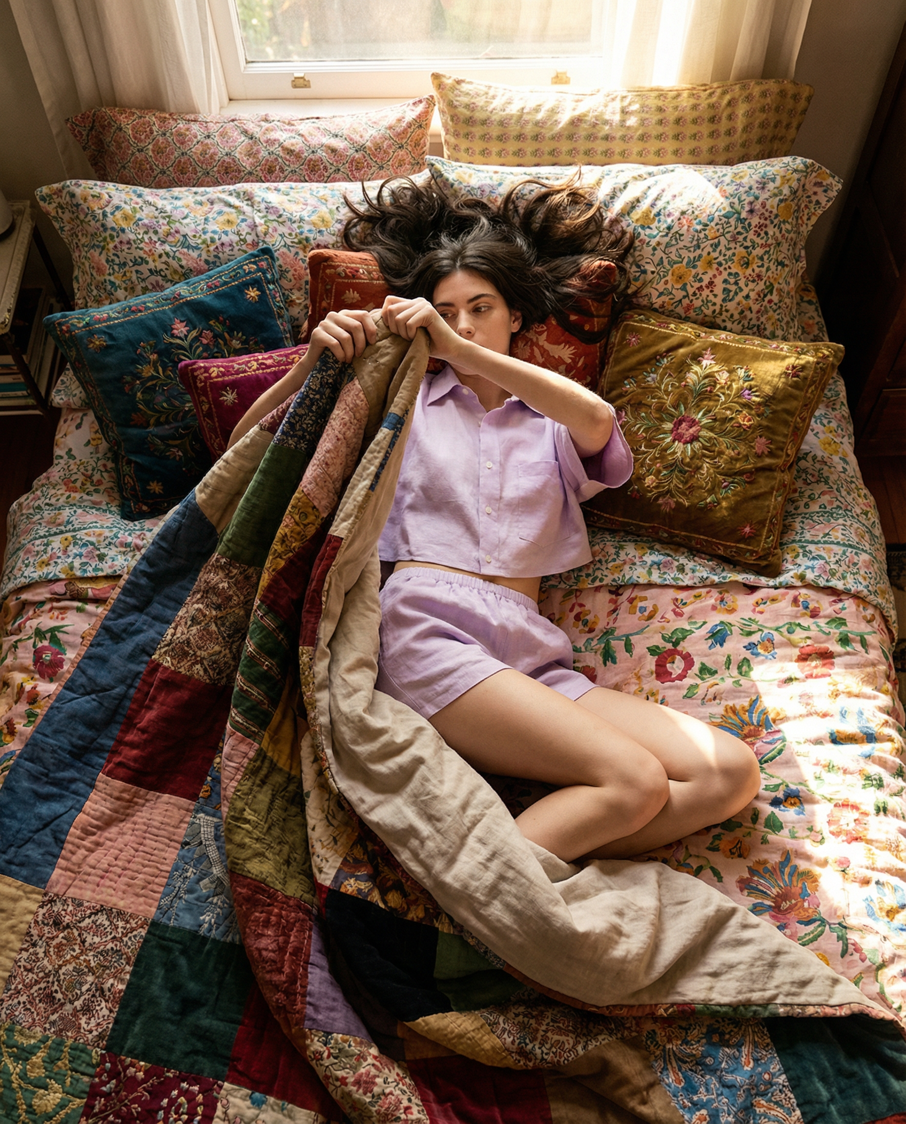 CAMICINO - Pigiamino lilla