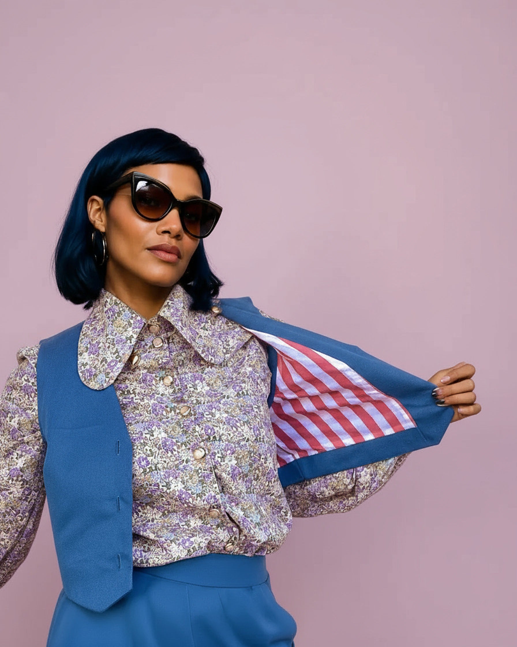 Gilet Madonna - Blu Vivo