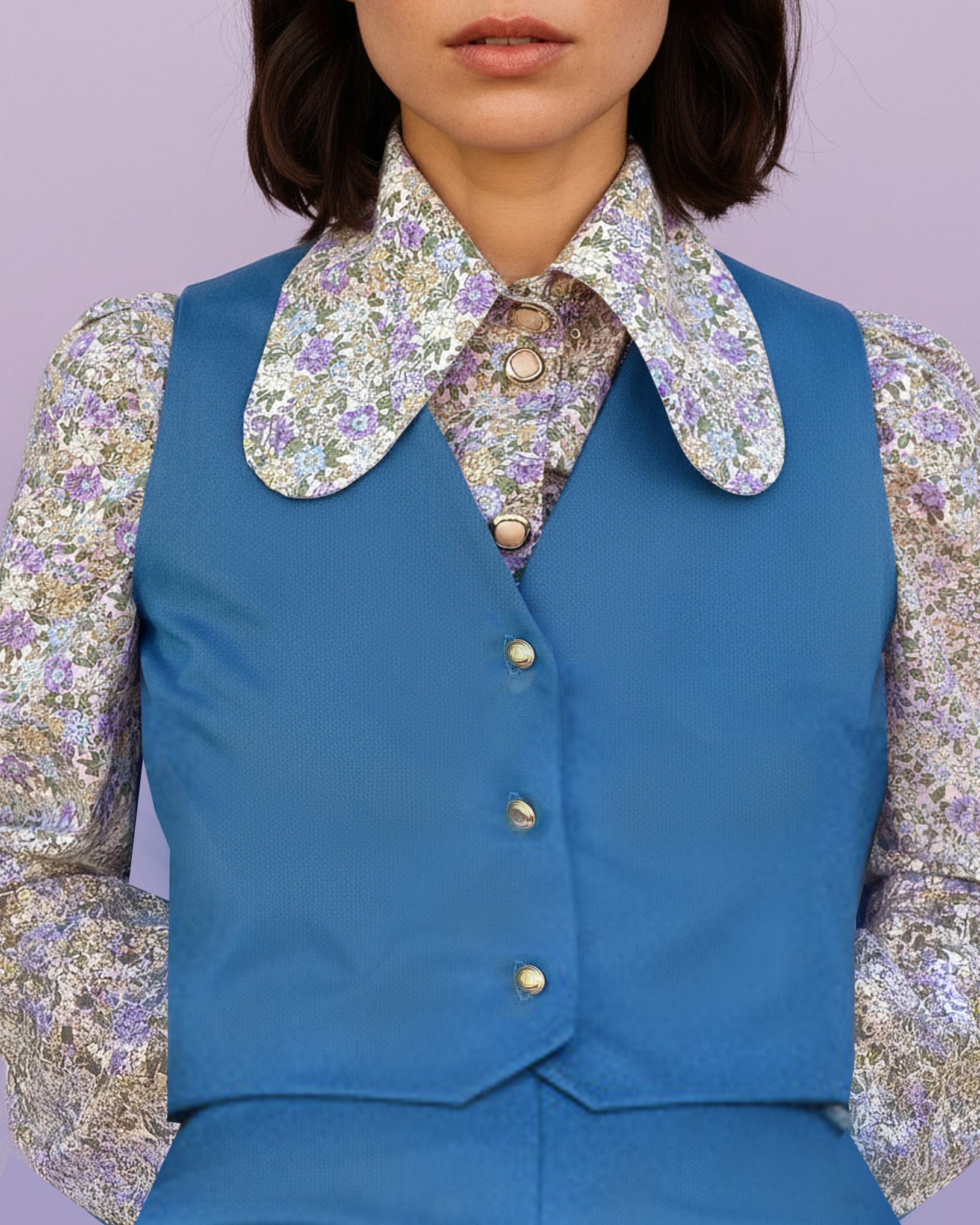 Gilet Madonna - Blu Vivo