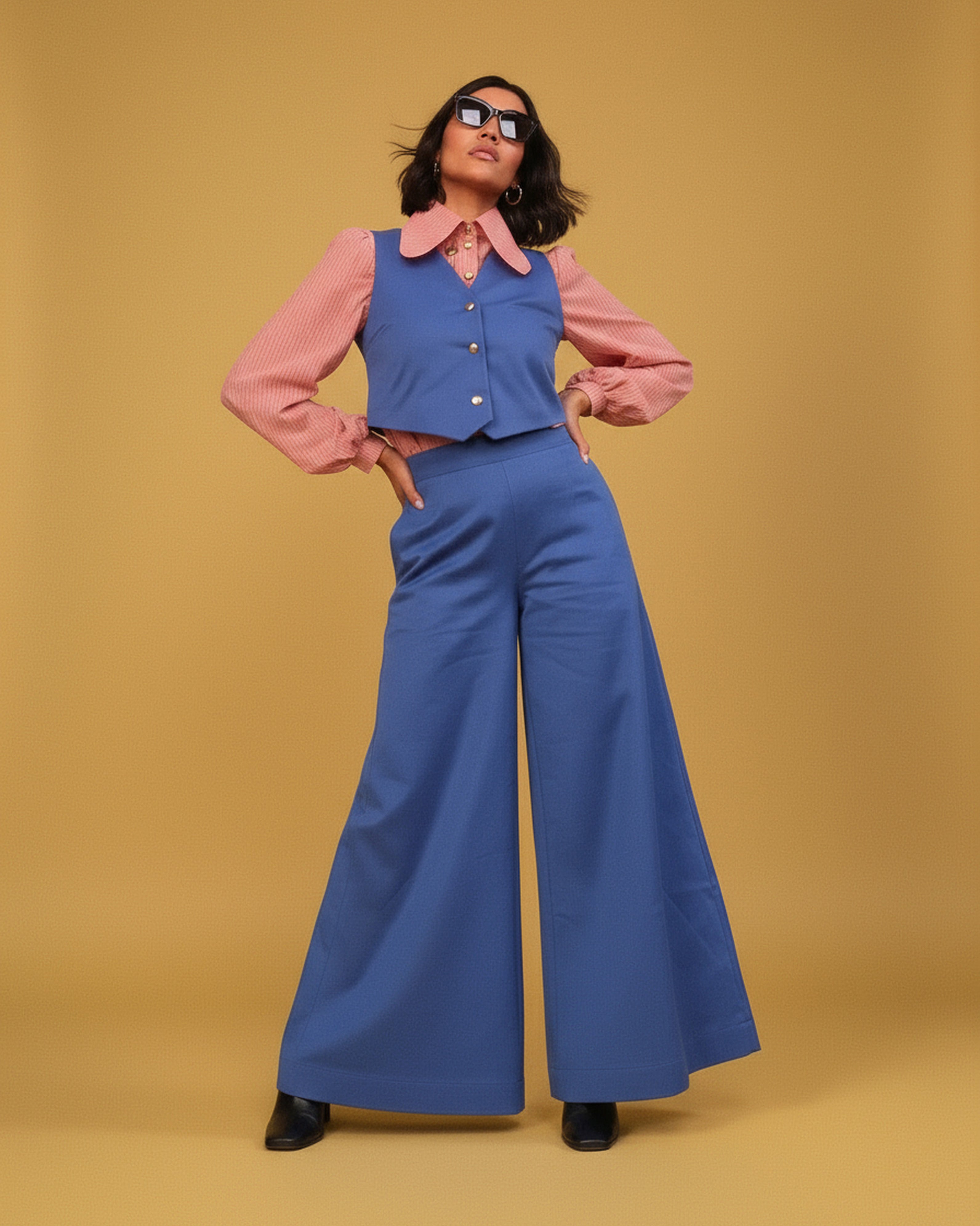 Gilet Madonna - Blu Vivo