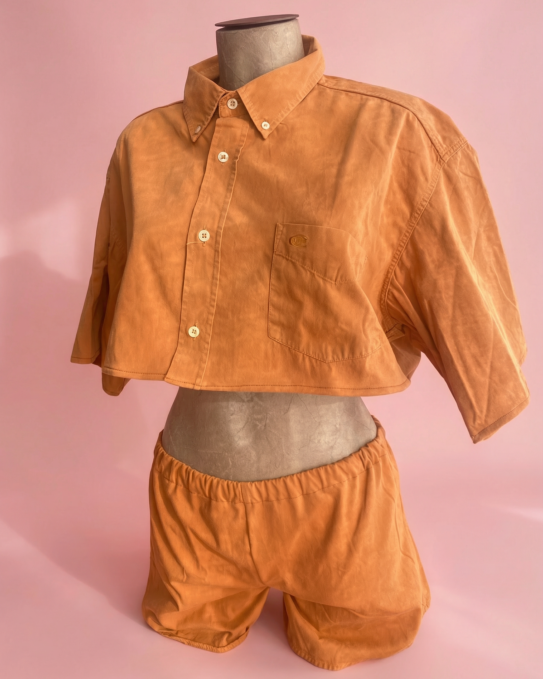 CAMICINO - Pigiamino ocra