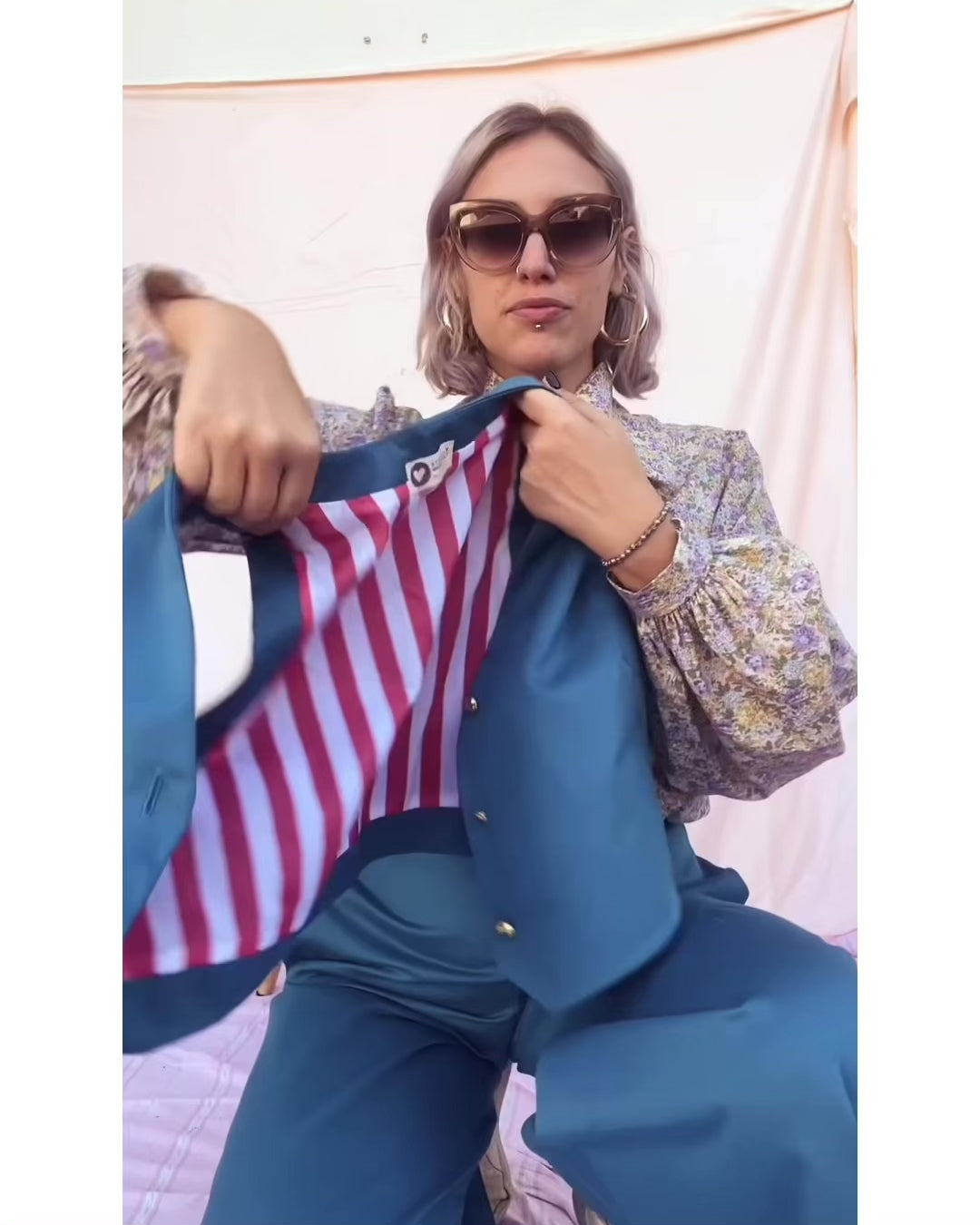 Gilet Madonna - Blu Vivo