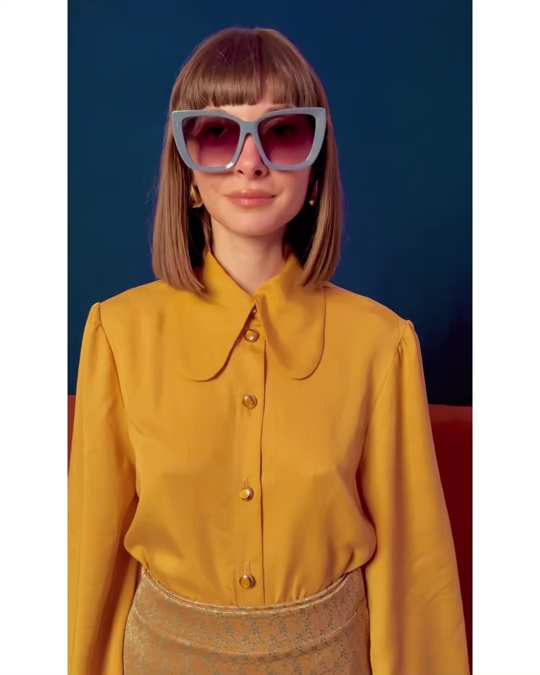 Camicia Shirley - Tencel Ocra