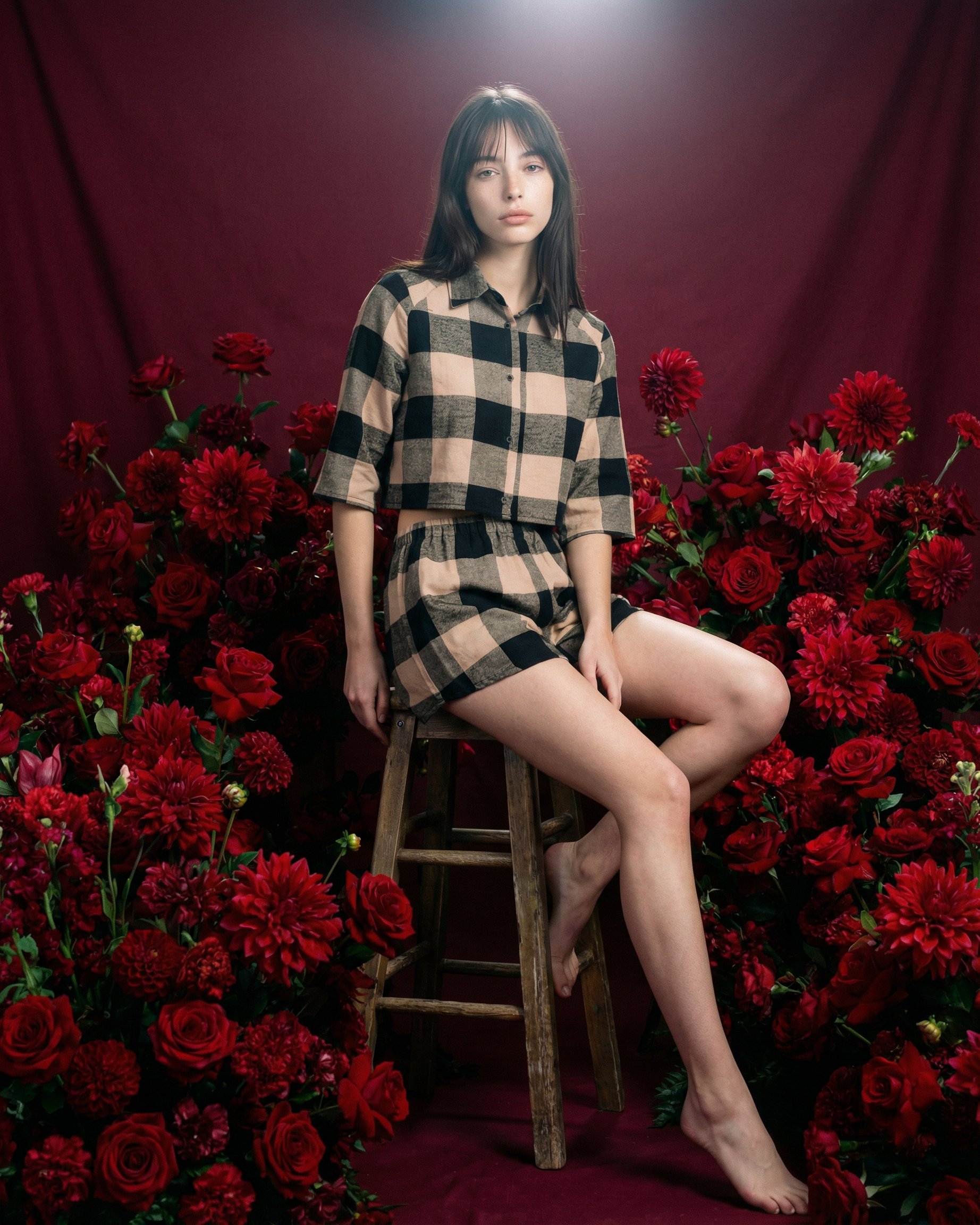 CAMICINO - Pigiamino a quadrettoni