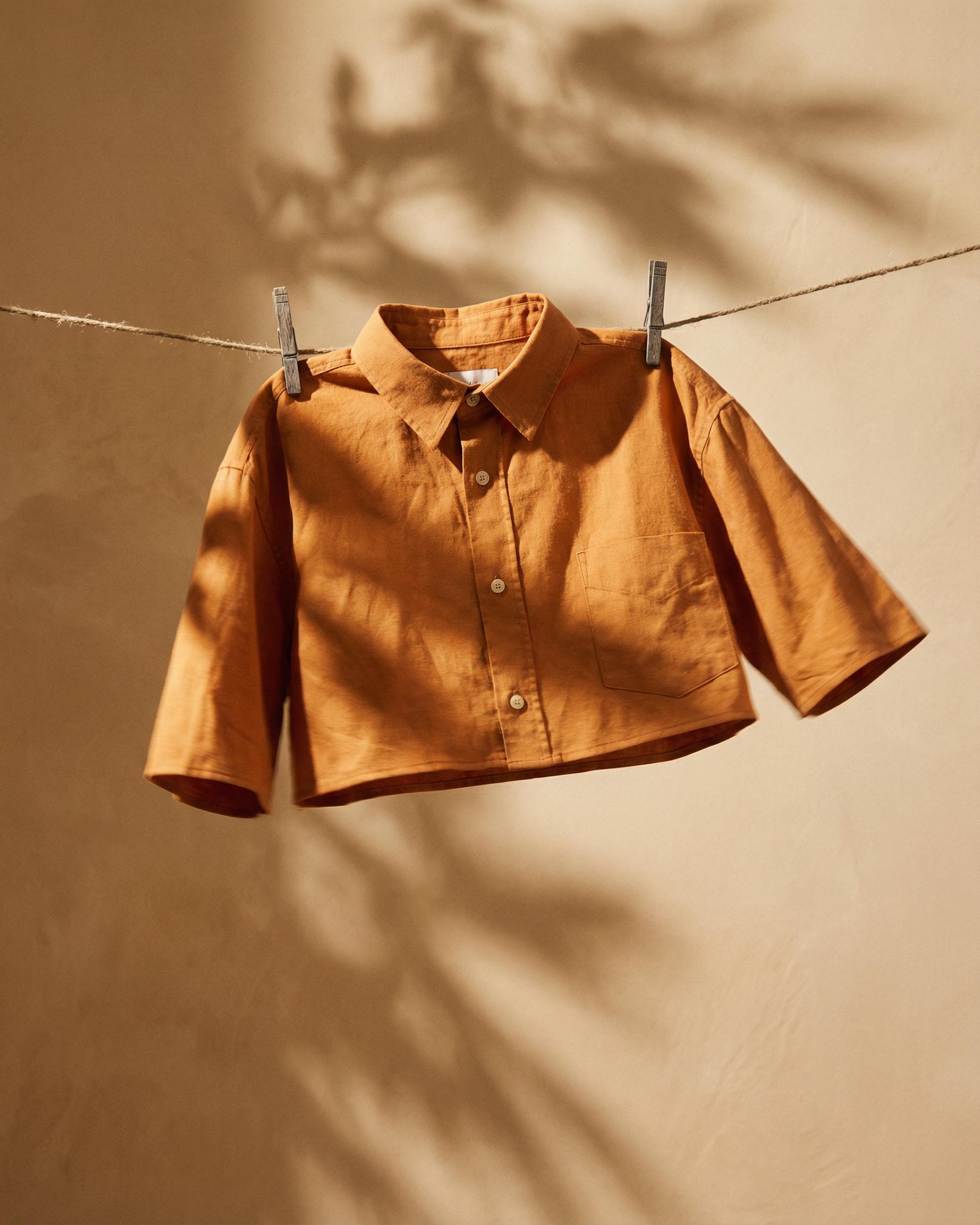 CAMICINO - Pigiamino ocra